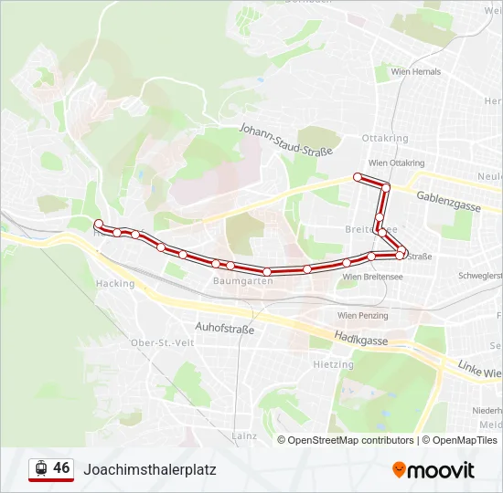 46 Light Rail Line Map