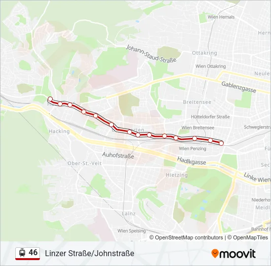 46 Light Rail Line Map
