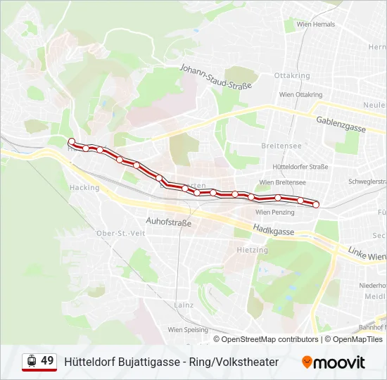 49 Light Rail Line Map