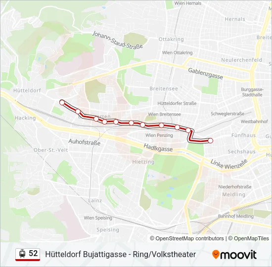 52 Light Rail Line Map