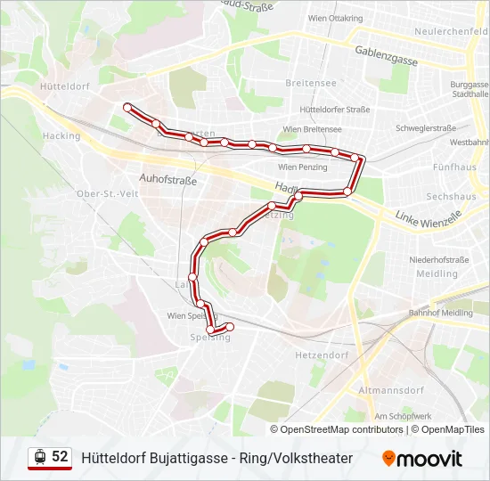 52 Light Rail Line Map