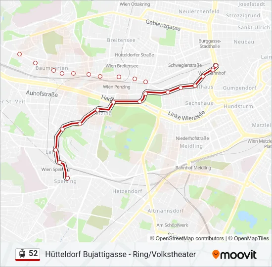 52 Light Rail Line Map