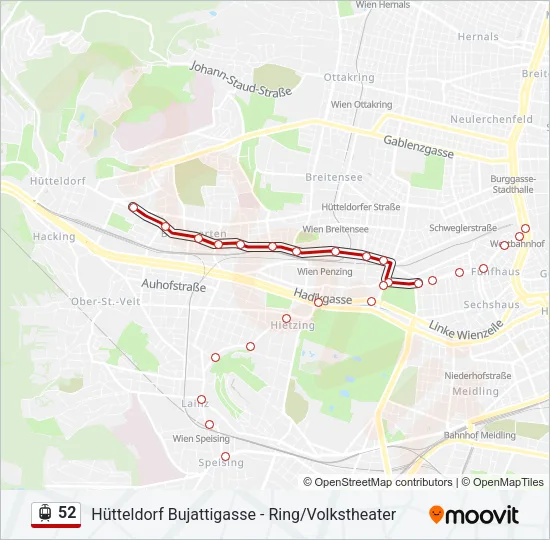 52 Light Rail Line Map