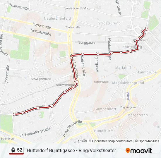 52 Light Rail Line Map