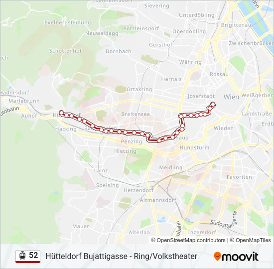 52 Light Rail Line Map