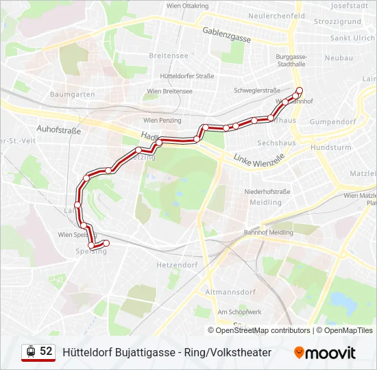 52 Light Rail Line Map