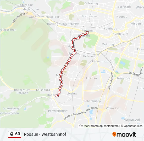 60 Light Rail Line Map