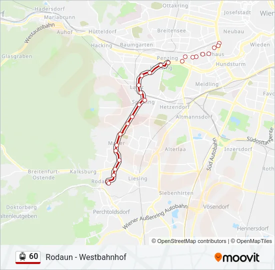 60 Light Rail Line Map
