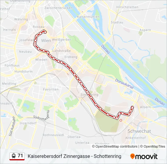 71 Light Rail Line Map