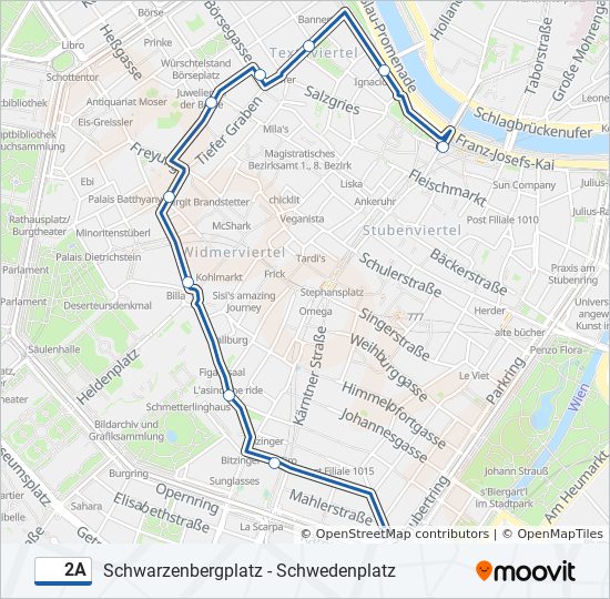 Route: Schedules, Stops & Maps - Schwarzenbergplatz (Updated)