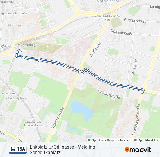 15A bus Line Map