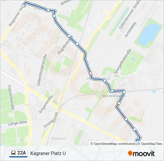 22A Bus Line Map