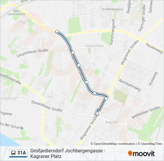 31A Bus Line Map