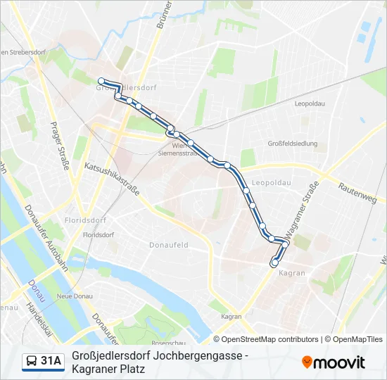 31A Bus Line Map