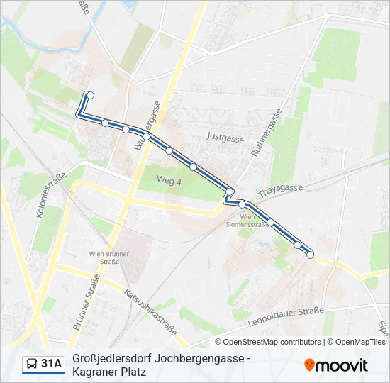 31A Bus Line Map