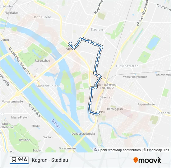 94A Bus Line Map