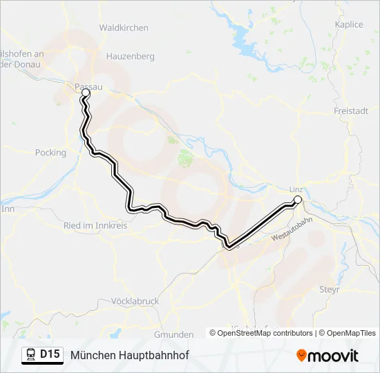D15 Train Line Map