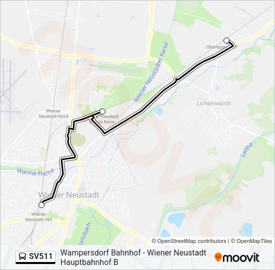 SV511 Bus Line Map