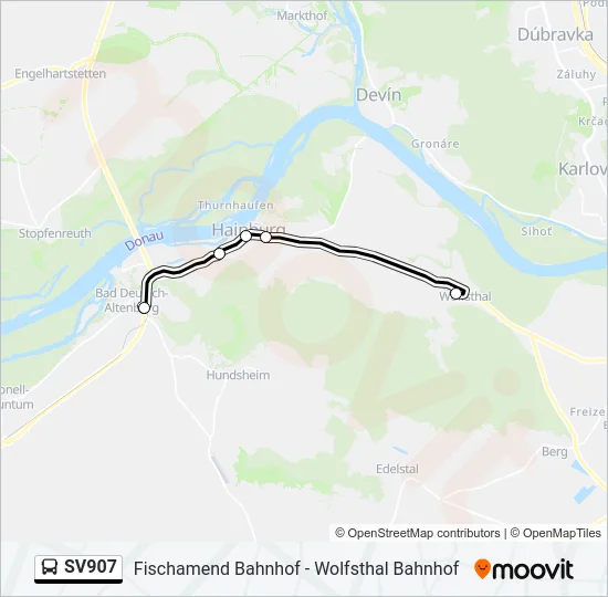 SV907 Bus Line Map