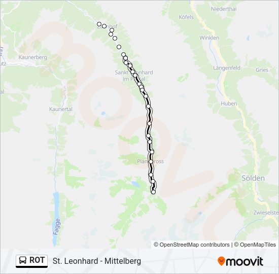 ROT Bus Line Map