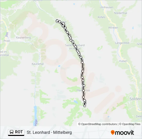 ROT Bus Line Map