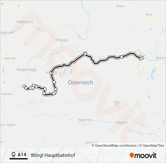 A14  Line Map