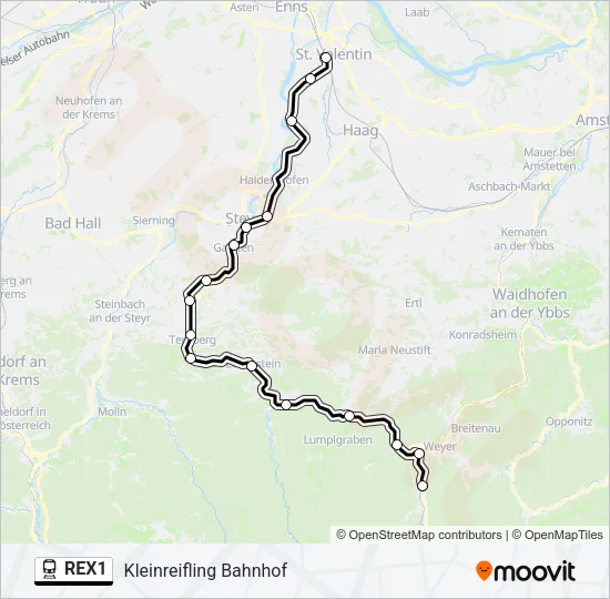 REX1  Line Map