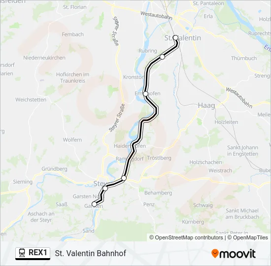 REX1  Line Map