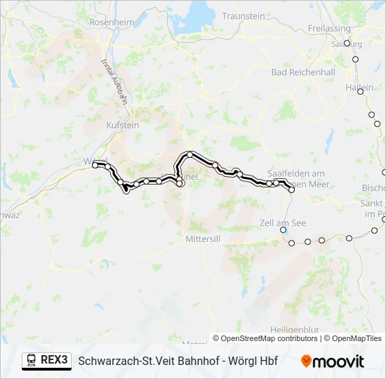 REX3  Line Map