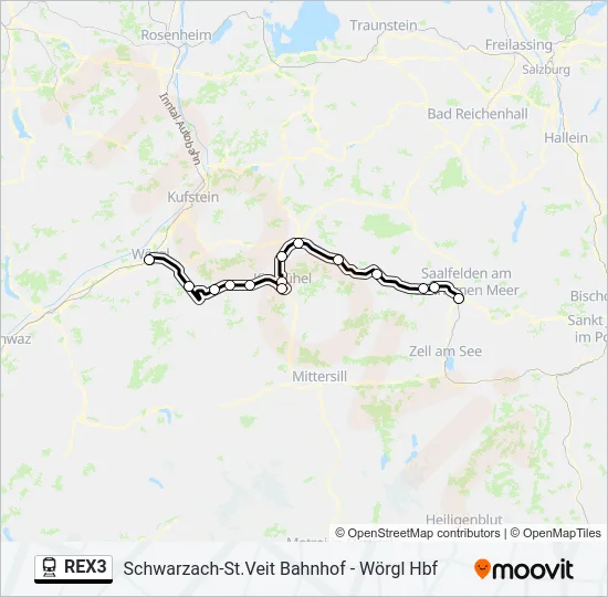 REX3  Line Map