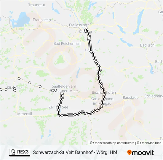 REX3  Line Map