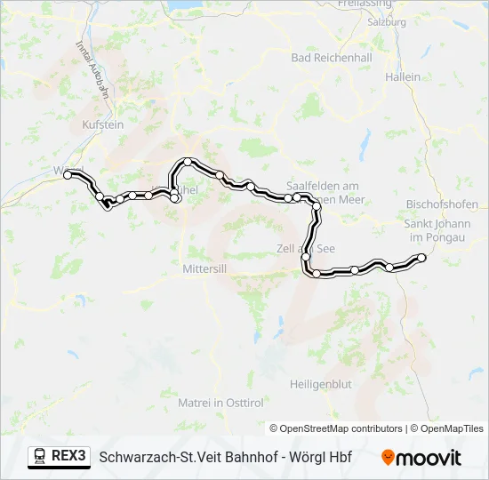 REX3  Line Map