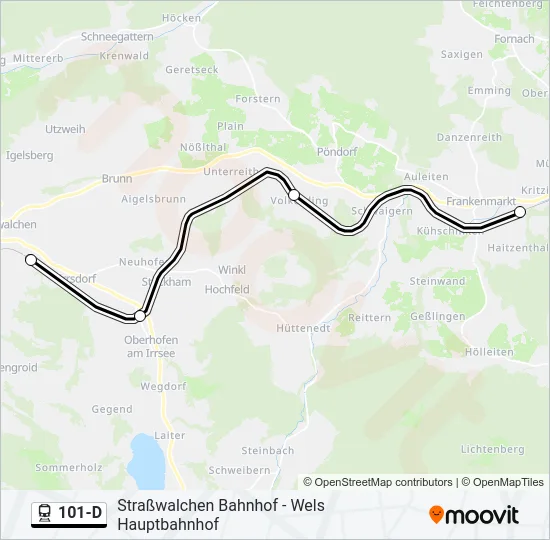 101-D  Line Map