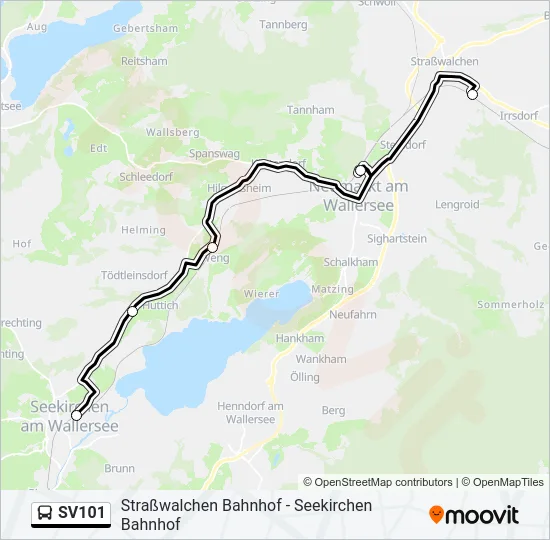 SV101 Bus Line Map