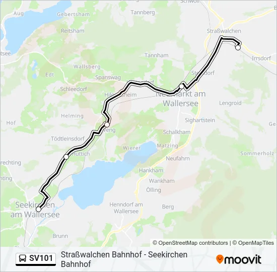 SV101 Bus Line Map