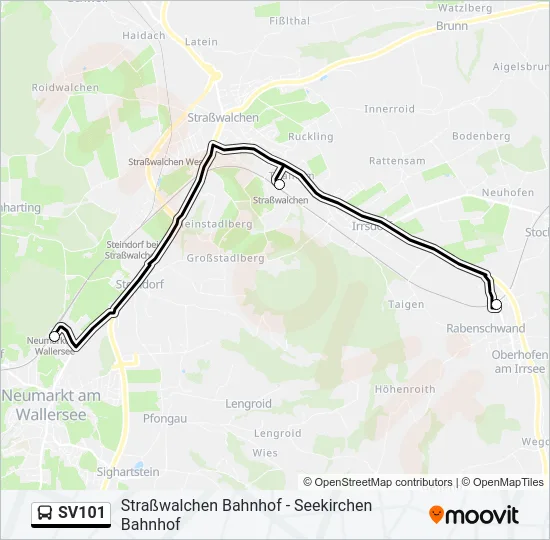 SV101 Bus Line Map