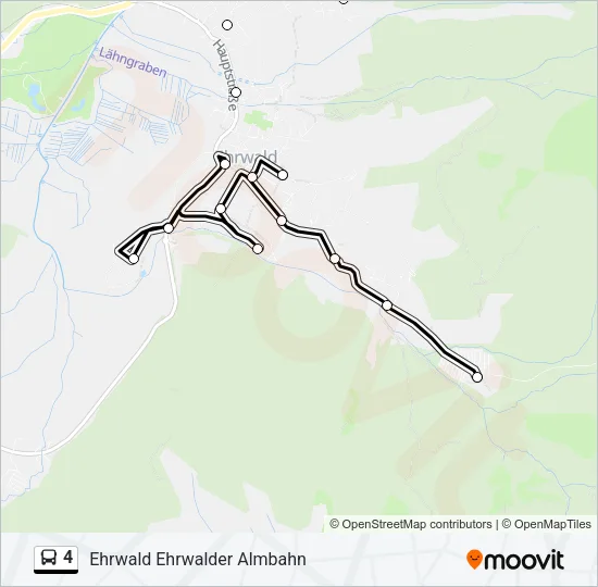 4 Bus Line Map