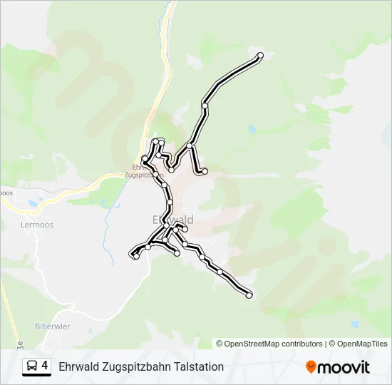 4 Bus Line Map