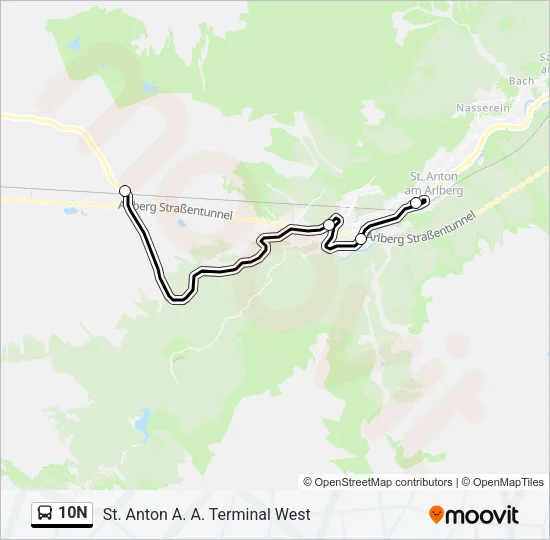 10N  Line Map