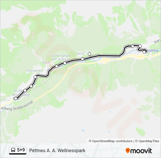5+9  Line Map