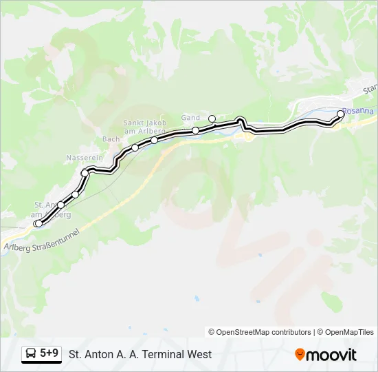 5+9  Line Map