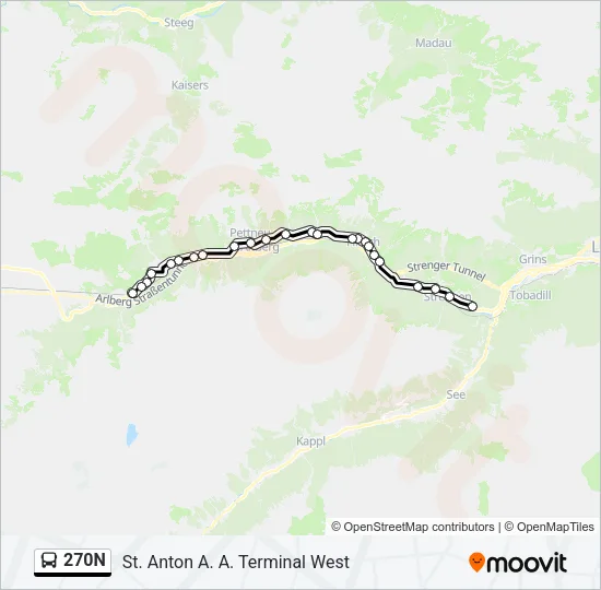 270N  Line Map