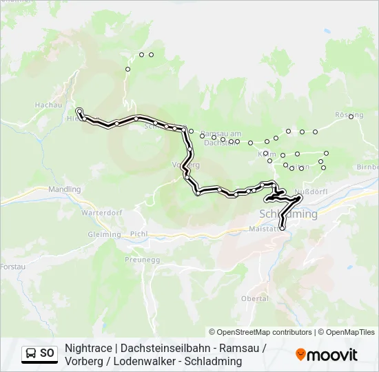 SO Bus Line Map