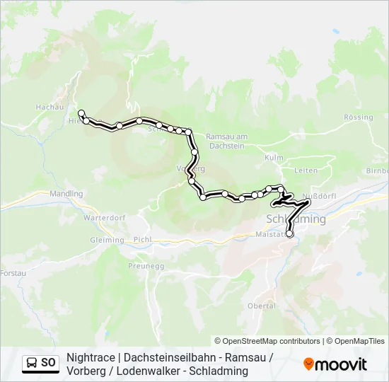 SO Bus Line Map