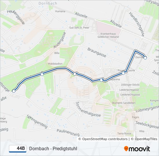 44b Route: Schedules, Stops & Maps - Dacia → Tehnopolis (Updated)