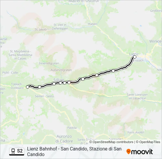 S2  Line Map