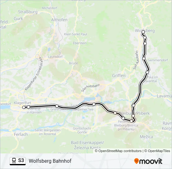 S3  Line Map