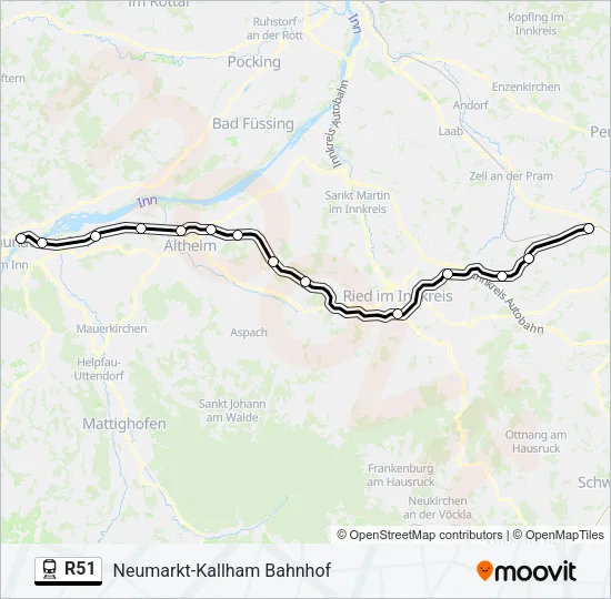 R51  Line Map