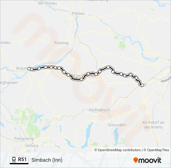 R51  Line Map