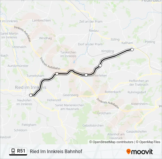 R51  Line Map